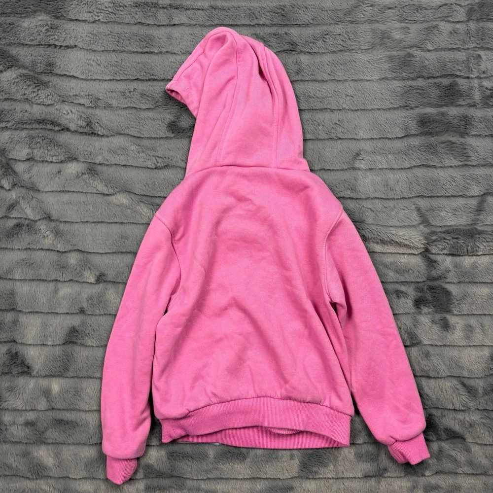 Nike Kids Pink Pullover Hoodie Fleece Logo Sweatshirt 4T 98-104cm 9378